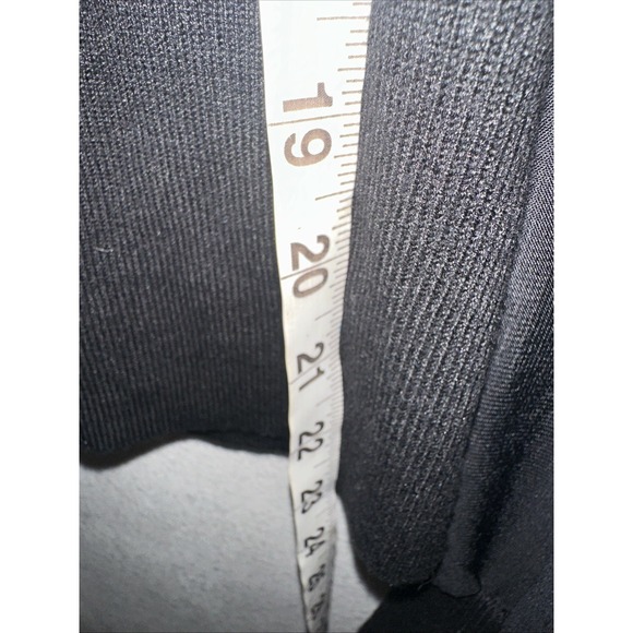 Carmen Marc‎ Valvo Size M Black Square Neck Chiffon Long Sleeve - Picture 10 of 12